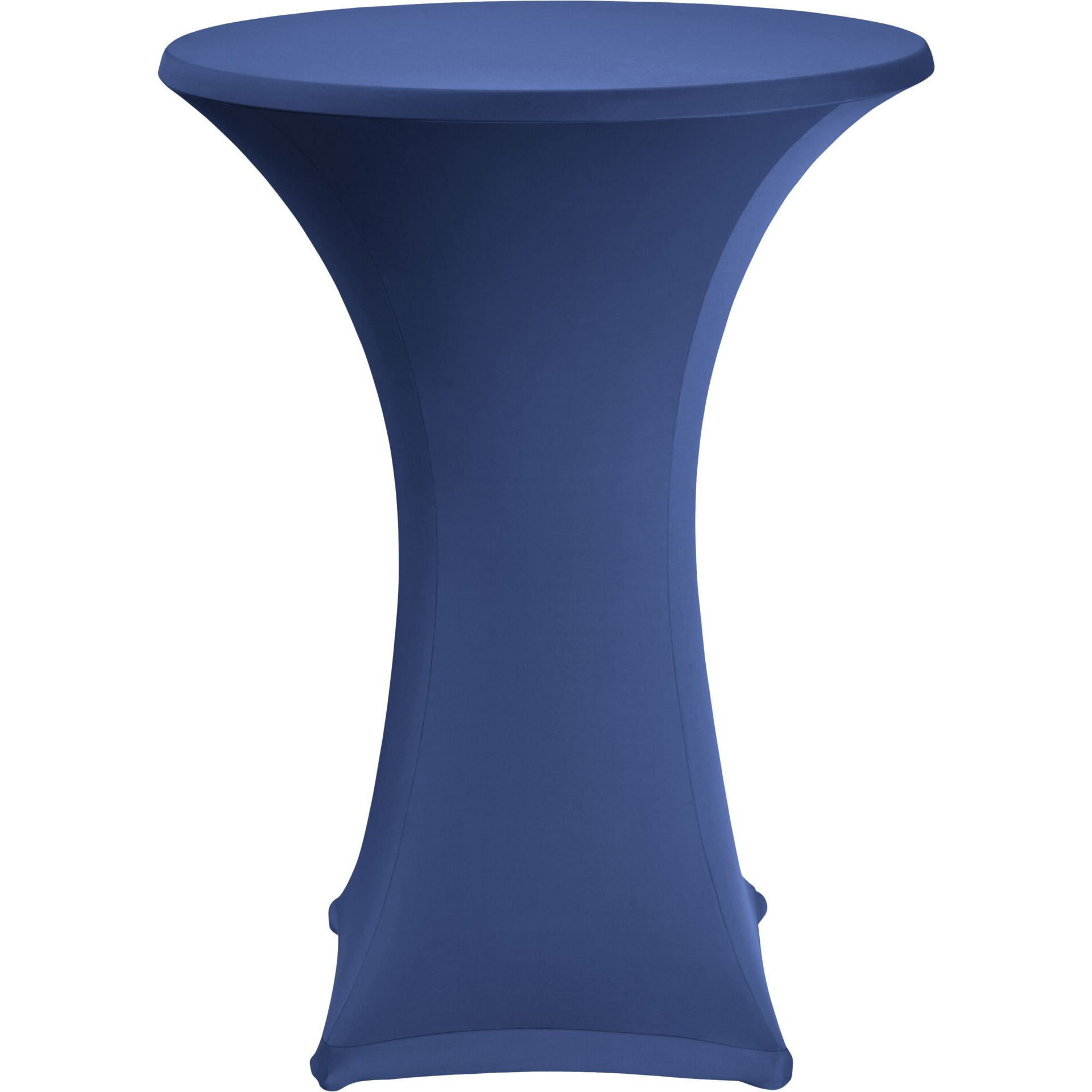 Stehtischbezug Ø 70 cm marineblau